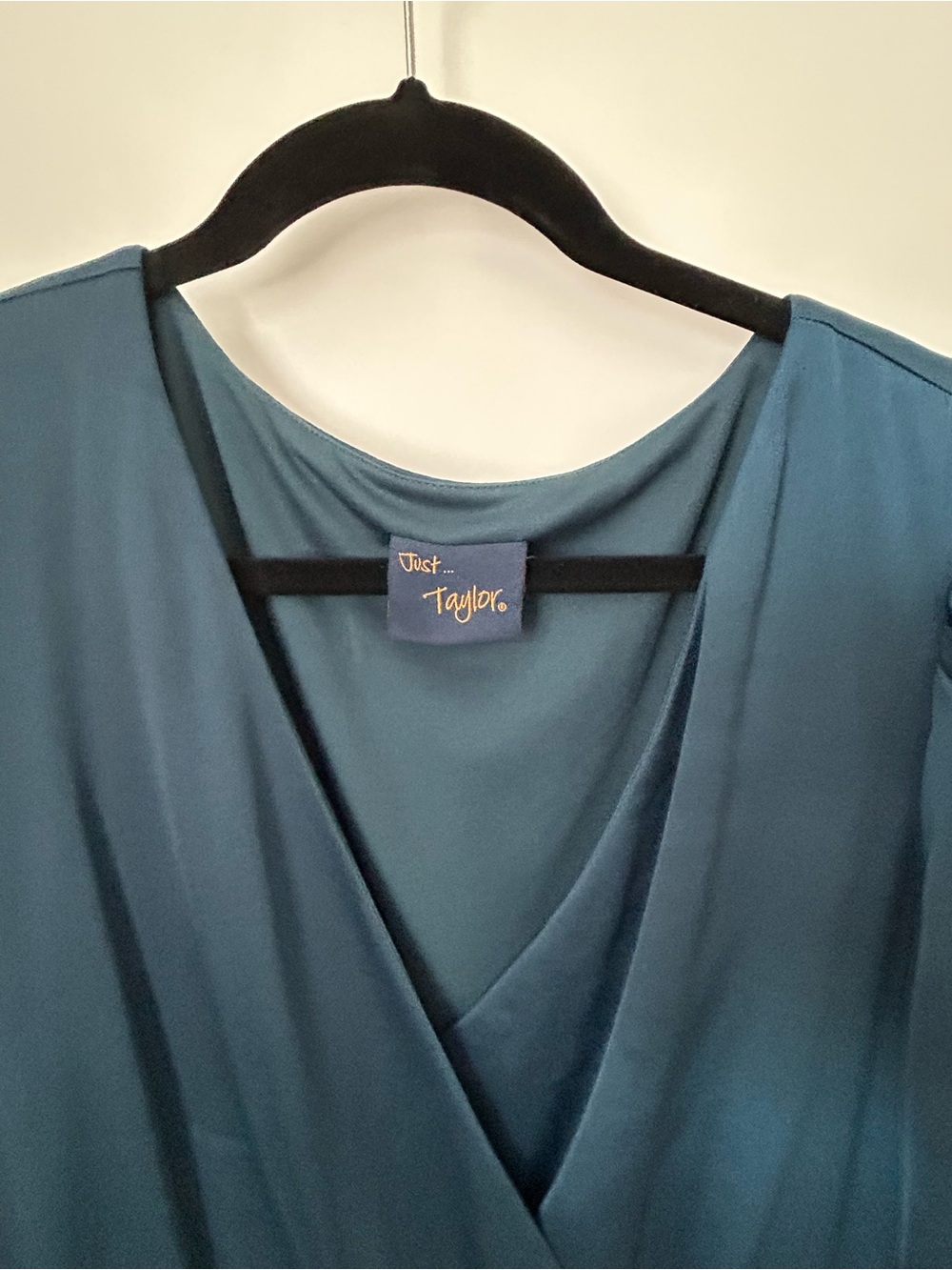 Just...Taylor Teal Midi Dress